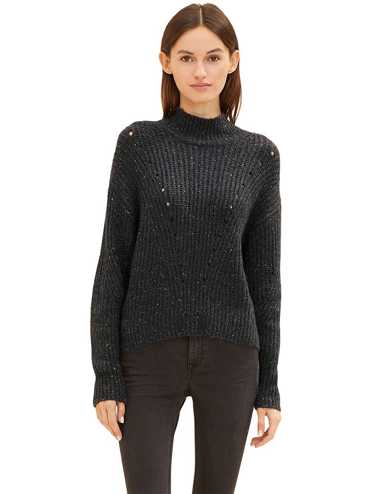 Tom Tailor Sweter w kolorze szarym rozmiar: XL
