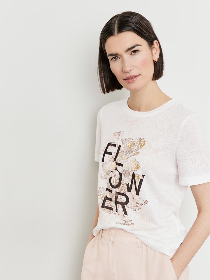 Gerry Weber Koszulka w kolorze białym rozmiar: 46