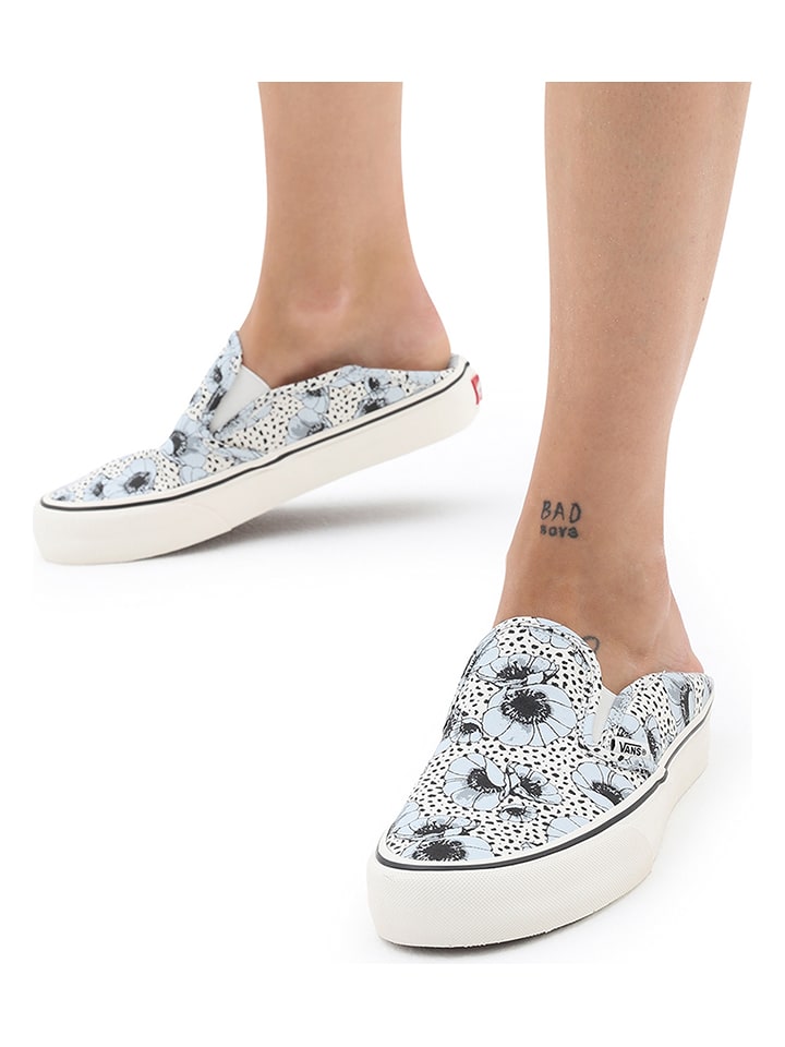Vans Slippersy w kolorze błękitno-białym rozmiar: 35
