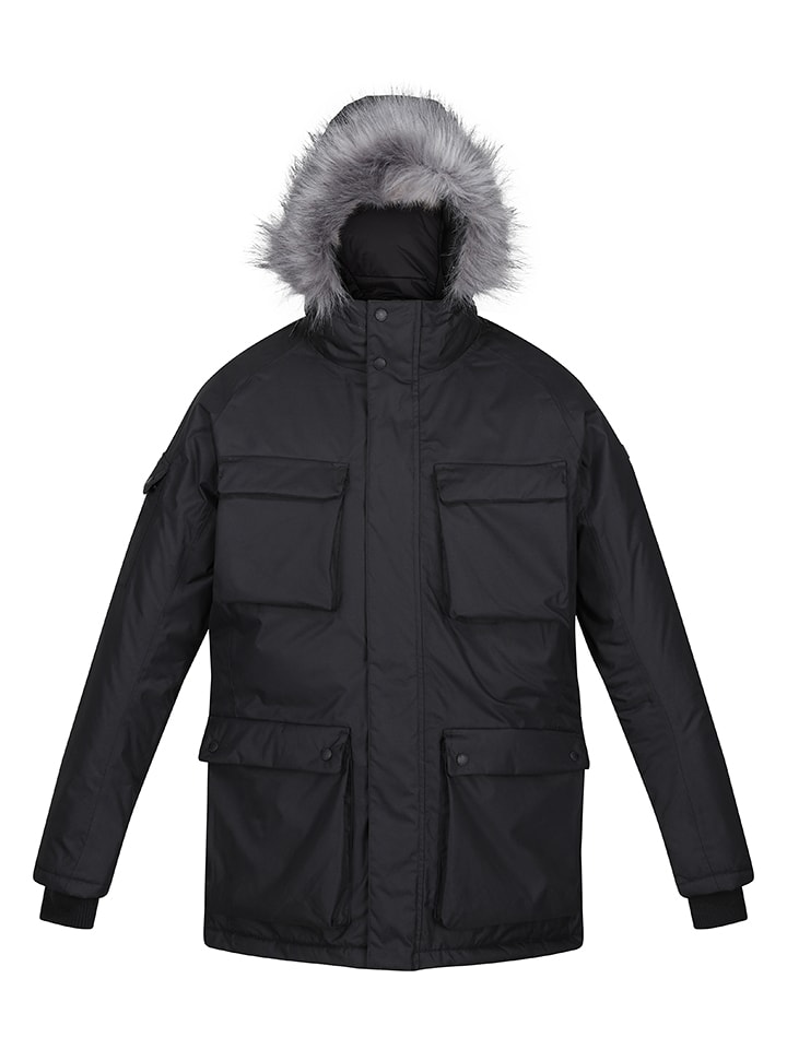 Regatta Parka "Aziel" w kolorze czarnym rozmiar: L