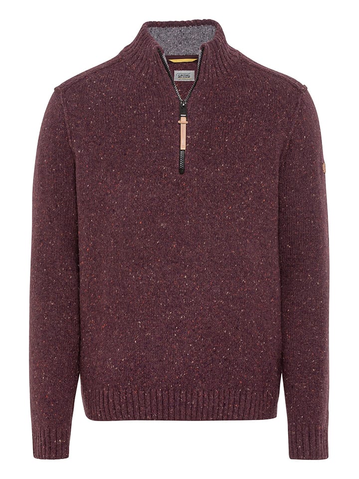 Camel Active Sweter w kolorze bordowym rozmiar: XXL