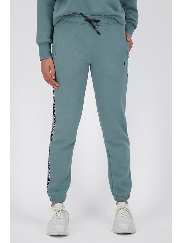 alife and kickin Spodnie dresowe "MonaAK" w kolorze morskim rozmiar: XL