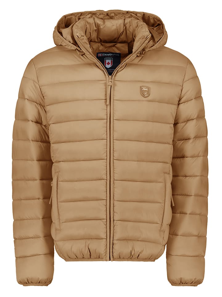 Canadian Peak Kurtka pikowana "Amitaleak" w kolorze jasnobrązowym rozmiar: XL