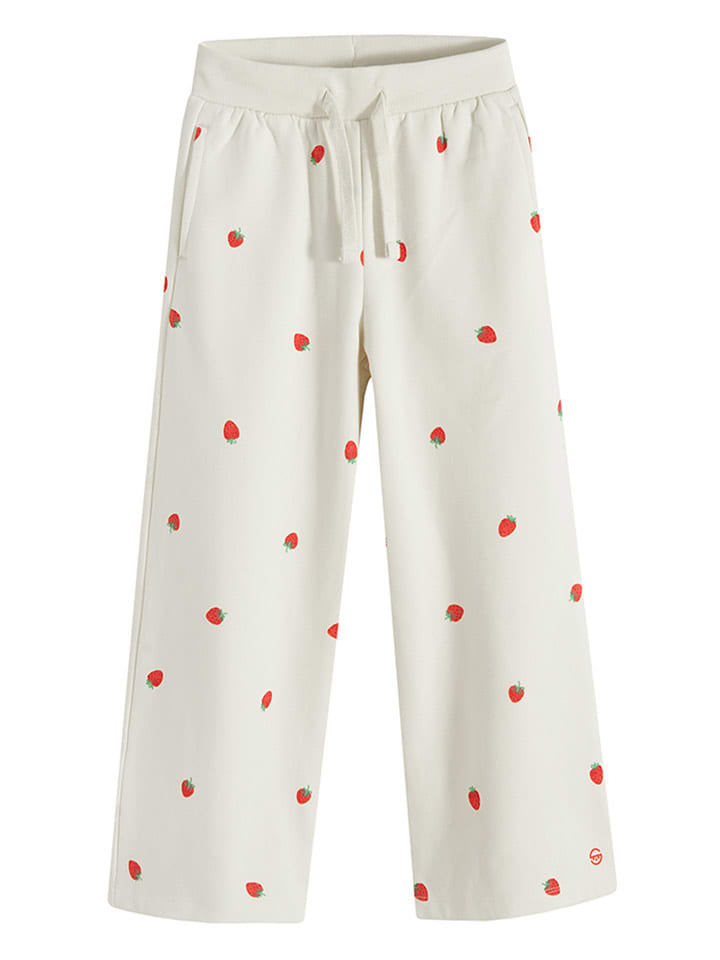 COOL CLUB Spodnie dresowe w kolorze kremowo-czerwonym rozmiar: 122