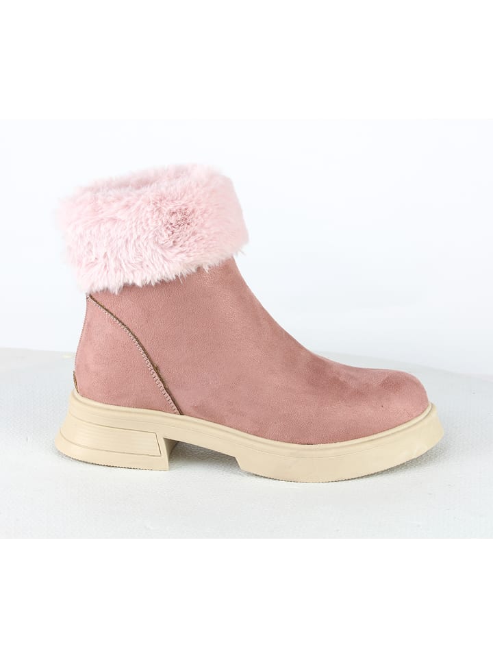 Nalaim Botki "Cumin" w kolorze jasnoróżowym rozmiar: 38