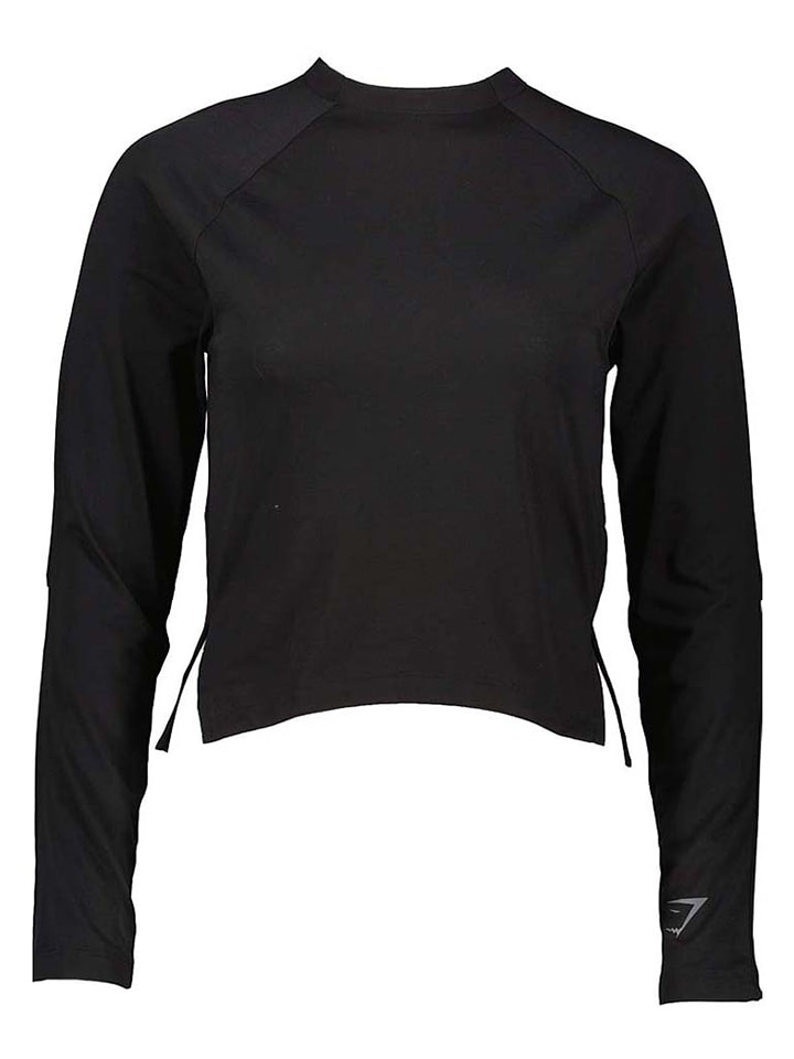 Gymshark Koszulka "Ventre" w kolorze czarnym rozmiar: XS