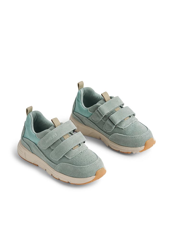 Wheat Skórzane sneakersy "Alin" w kolorze turkusowym rozmiar: 35