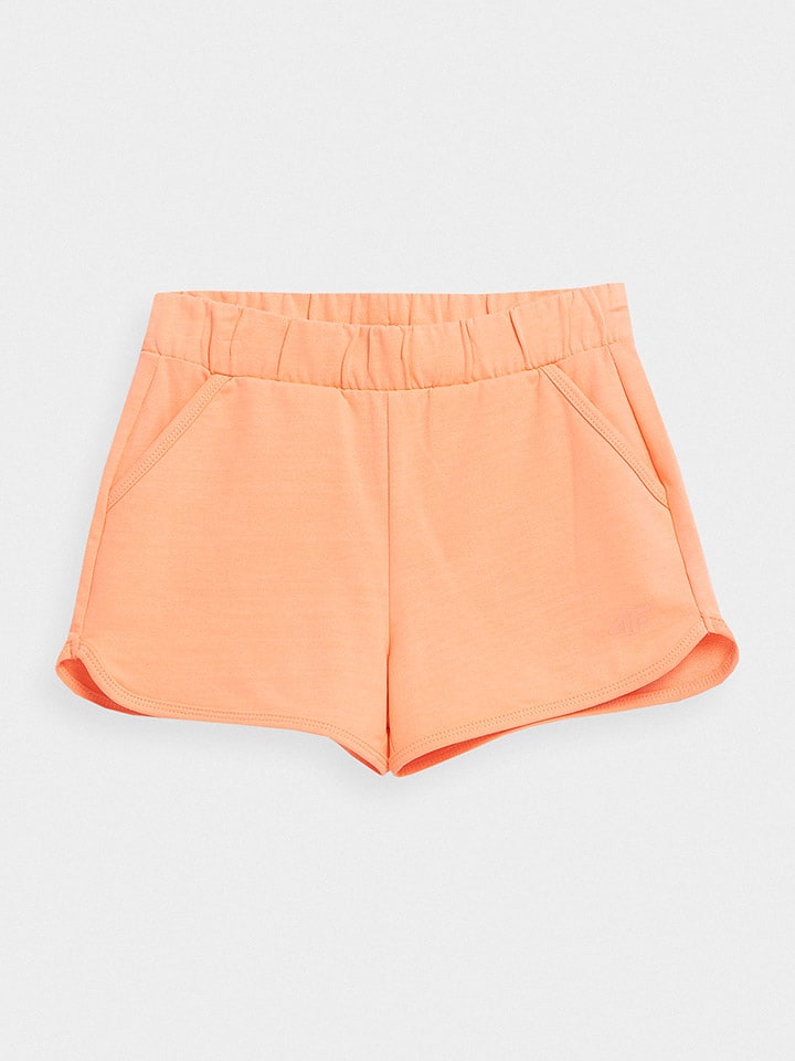 4F Szorty w kolorze brzoskwiniowym rozmiar: 164