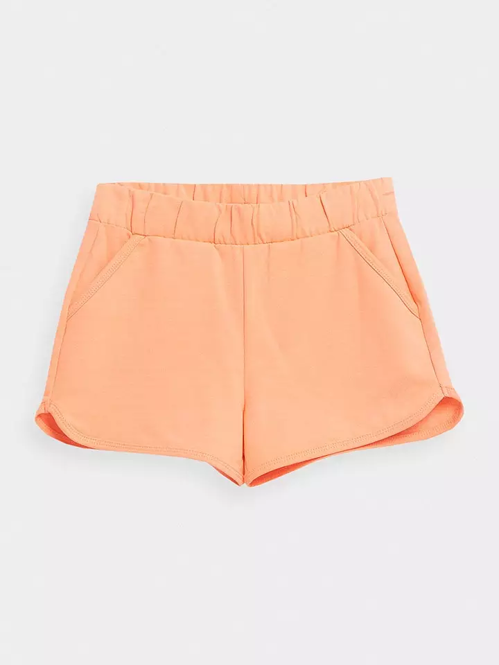 4F Szorty w kolorze brzoskwiniowym rozmiar: 164