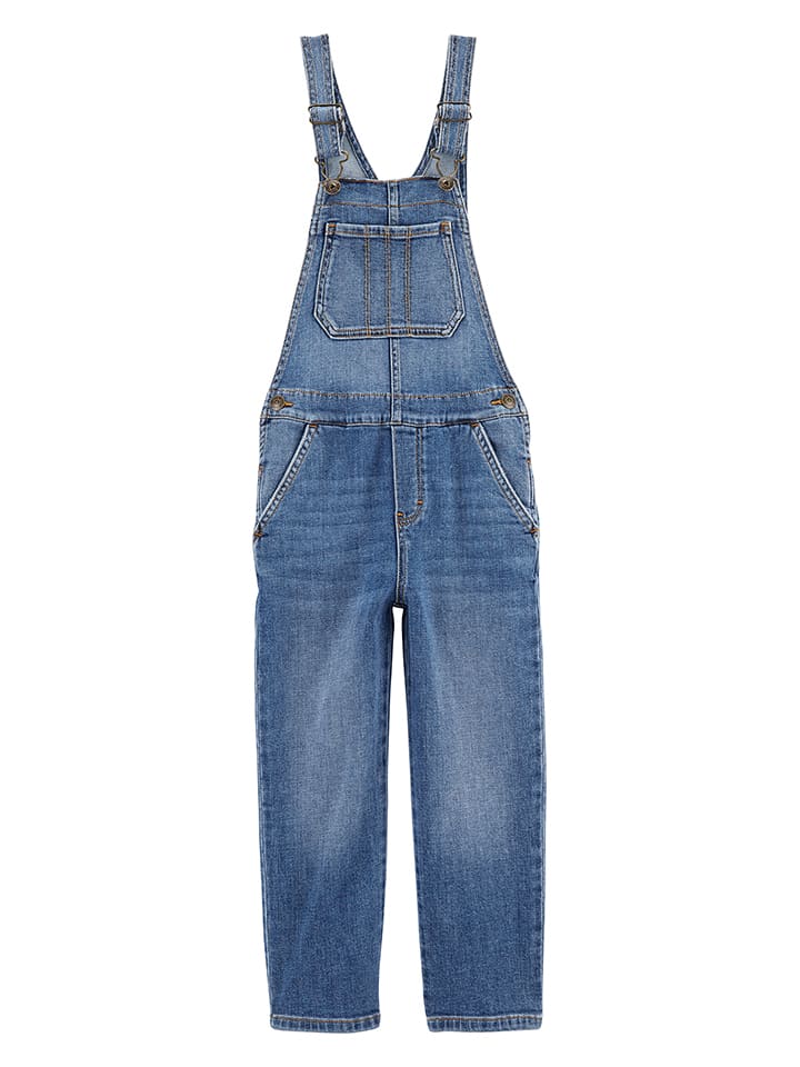 OshKosh Ogrodniczki dżinsowe w kolorze niebieskim rozmiar: 104