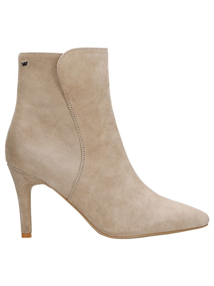 Wojas Botki w kolorze beżowym rozmiar: 37