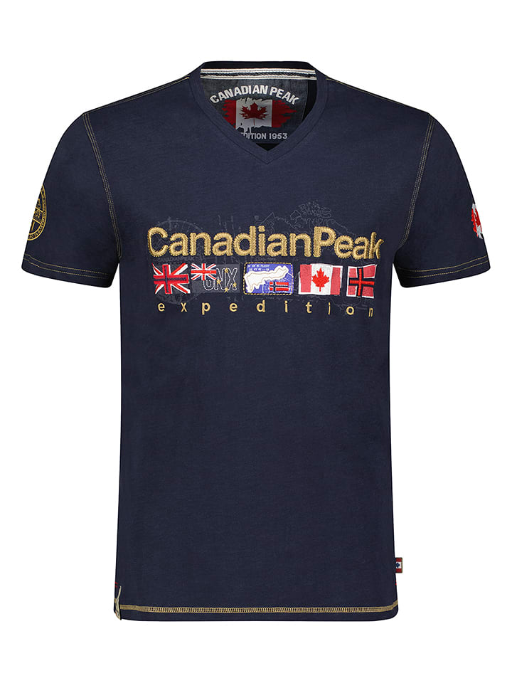 Koszulka "Joukeak" w kolorze granatowym