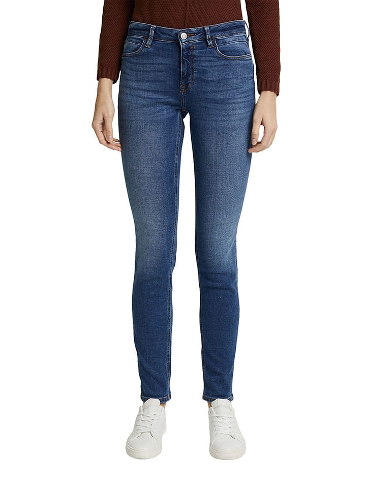 ESPRIT Dżinsy - Skinny fit - w kolorze niebieskim rozmiar: W29/L30