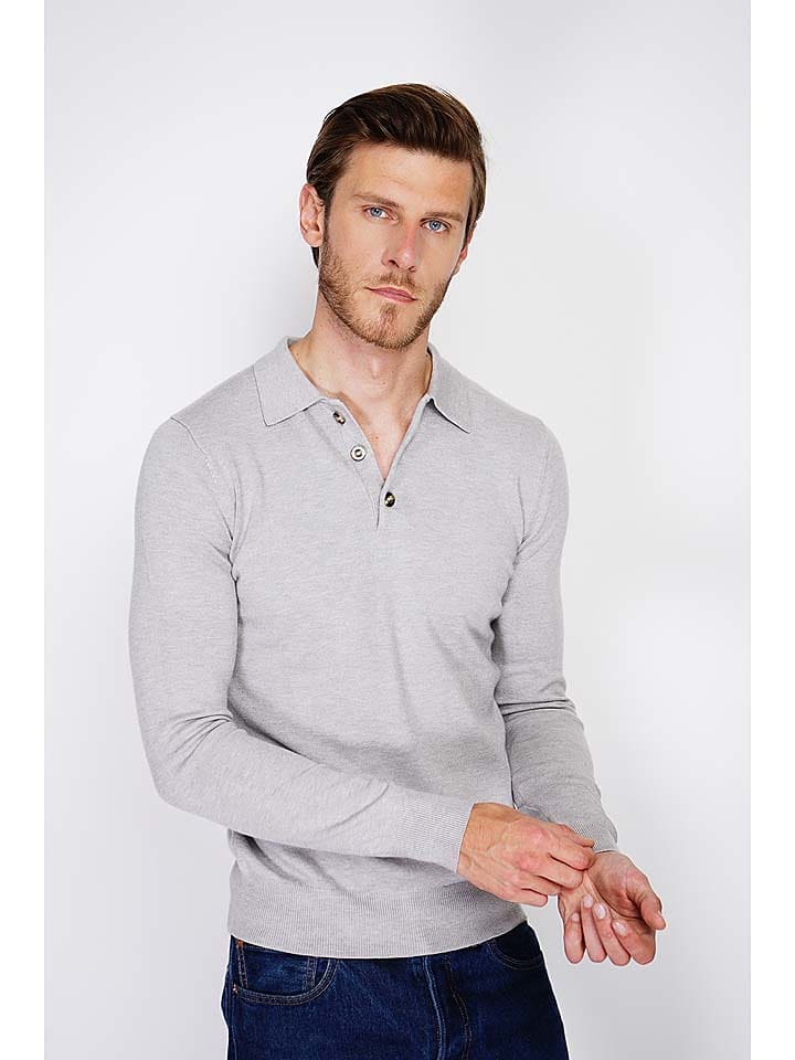 C& Jo Sweter w kolorze szarym rozmiar: 50