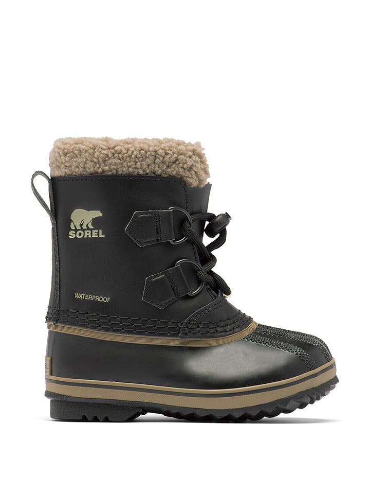 Sorel Skórzane kozaki zimowe "Yoot Pac" w kolorze brązowym rozmiar: 27