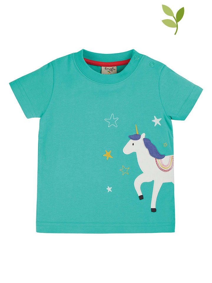 Koszulka w kolorze turkusowym