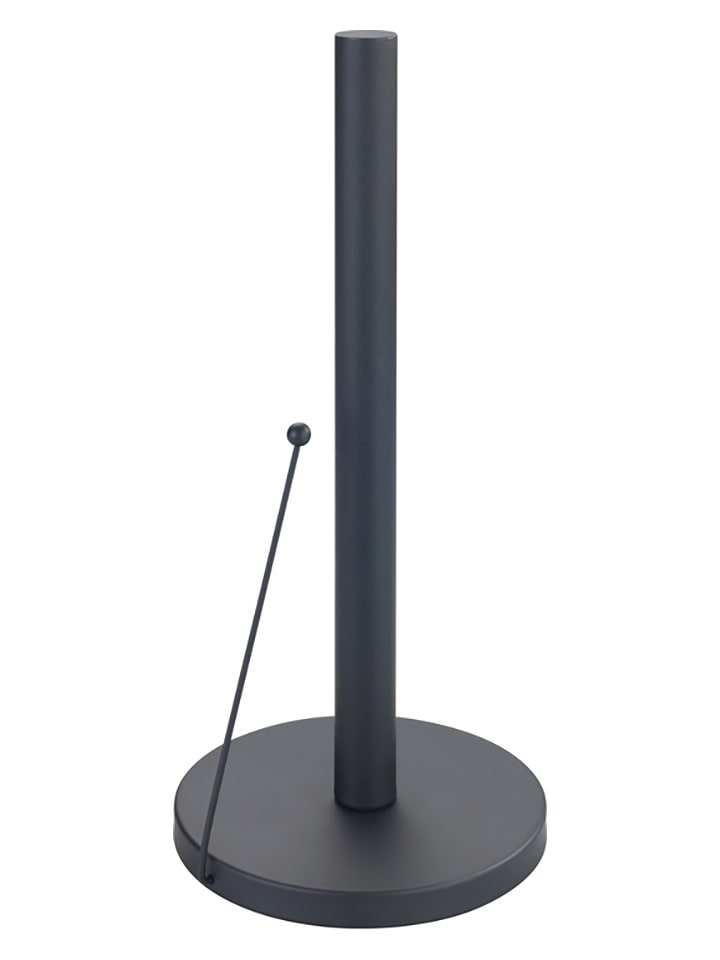 Wenko Stojak "Clayton" w kolorze czarnym na ręcznik kuchenny - wys. 33 x Ø 15 cm rozmiar: onesize