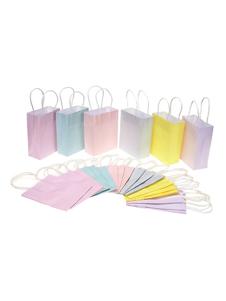 SUNNYSUE Papierowe torebki (24 szt.) w różnych kolorach - 16 x 5 x 12 cm rozmiar: onesize