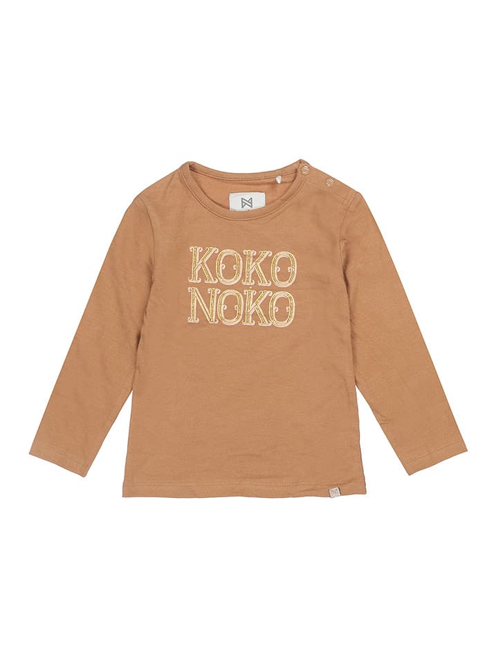 Koko Noko Koszulka w kolorze jasnobrązowym rozmiar: 134