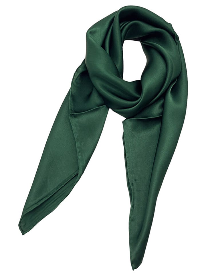 Made in Silk Jedwabna chusta w kolorze zielonym - 190 x 110 cm rozmiar: onesize