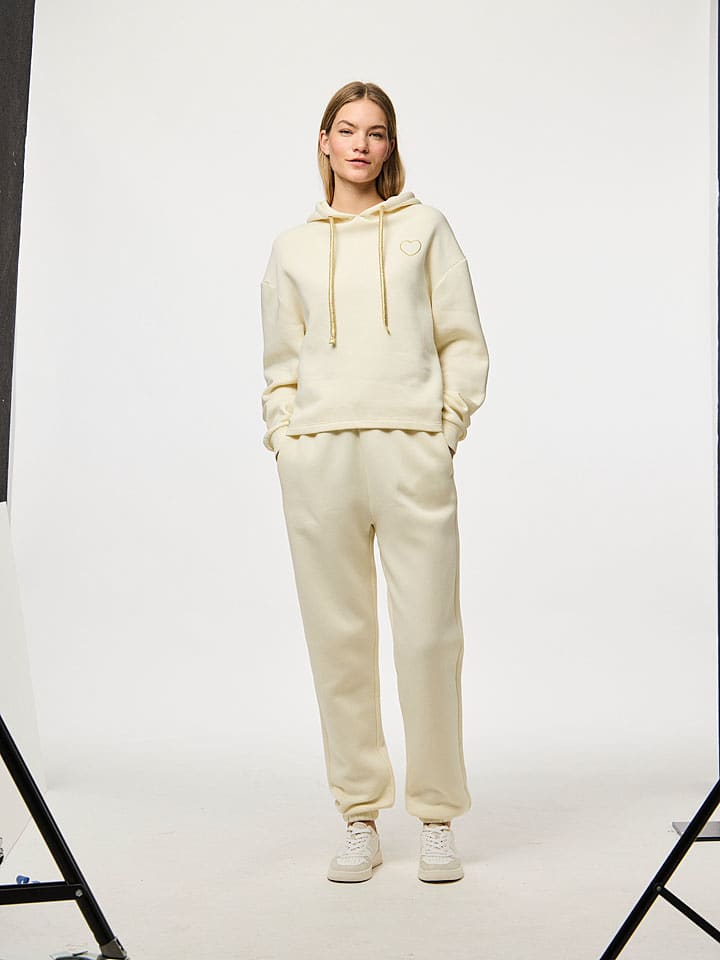 Pieces Sweter "Chilli" w kolorze kremowym rozmiar: M