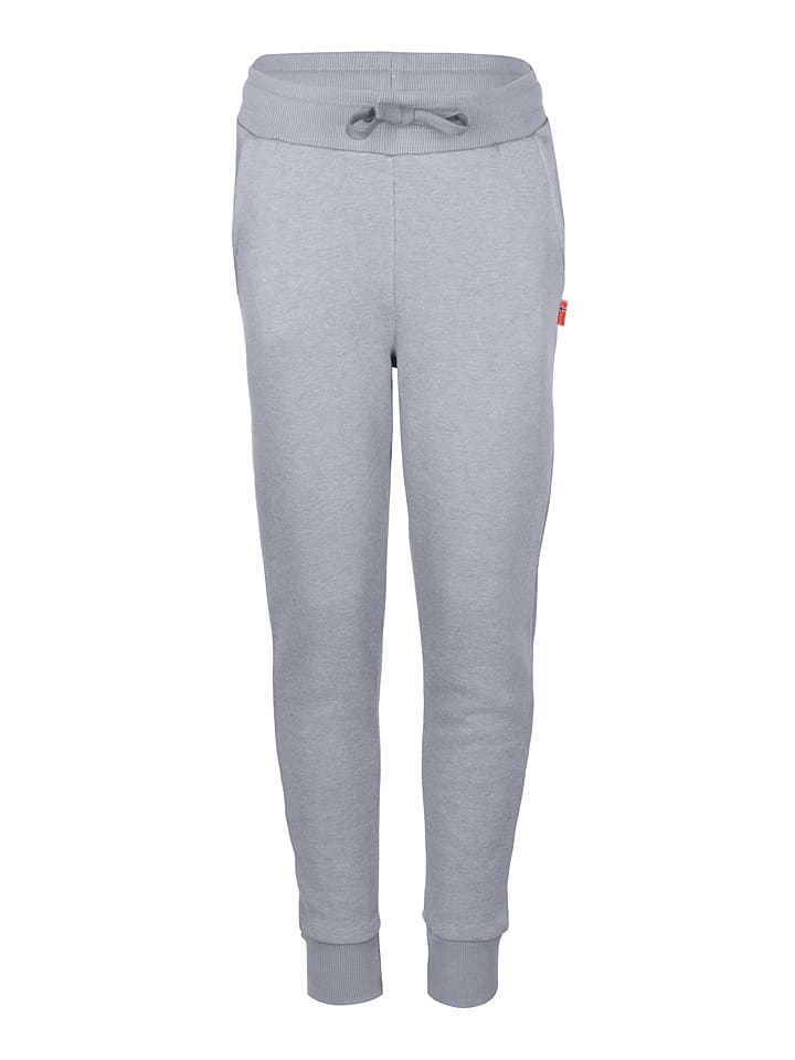 Trollkids Spodnie dresowe "Bergen" w kolorze szarym rozmiar: 98