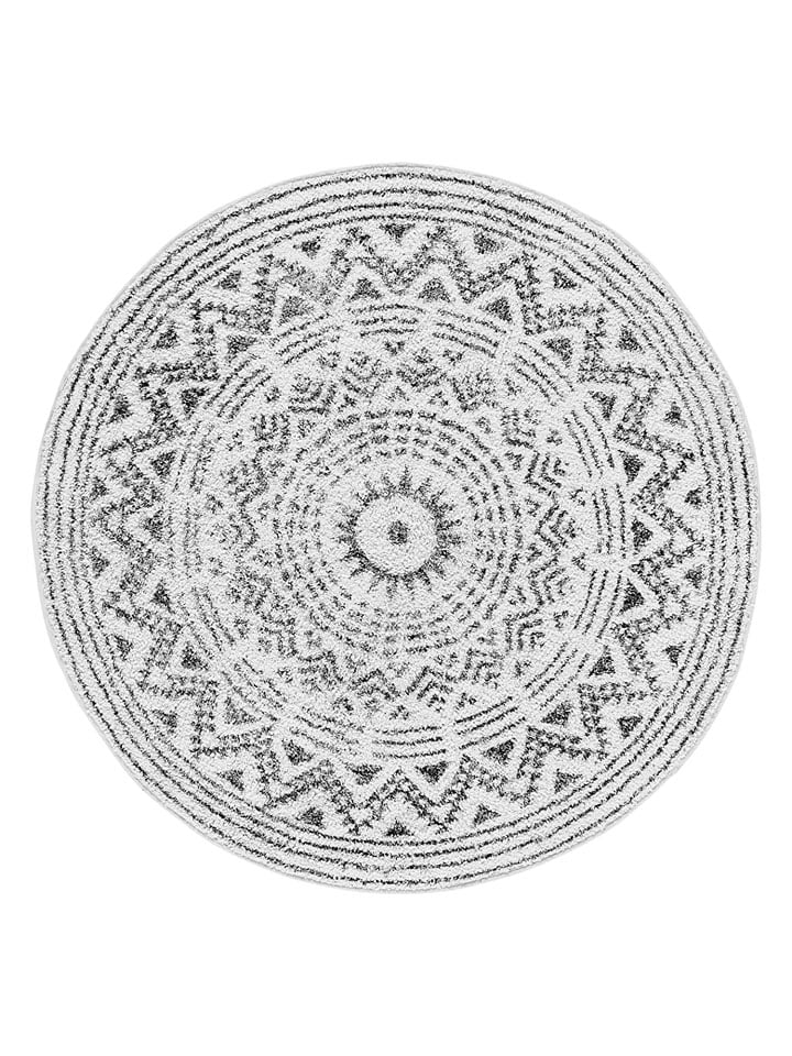 Ellos Home Dywanik łazienkowy "Sahara" w kolorze biało-czarnym rozmiar: 80 cm