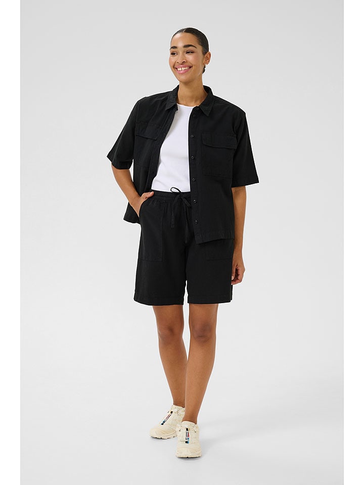 Kaffe Koszula "Naya" w kolorze czarnym rozmiar: 38