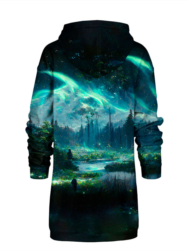 Mr GUGU & MISS GO Sukienka dresowa w kolorze czarnym ze wzorem rozmiar: S