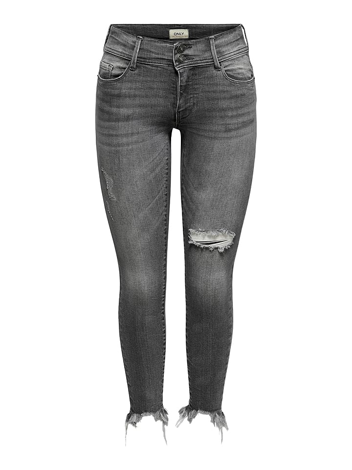 Dżinsy "Carma" - Skinny fit - w kolorze antracytowym