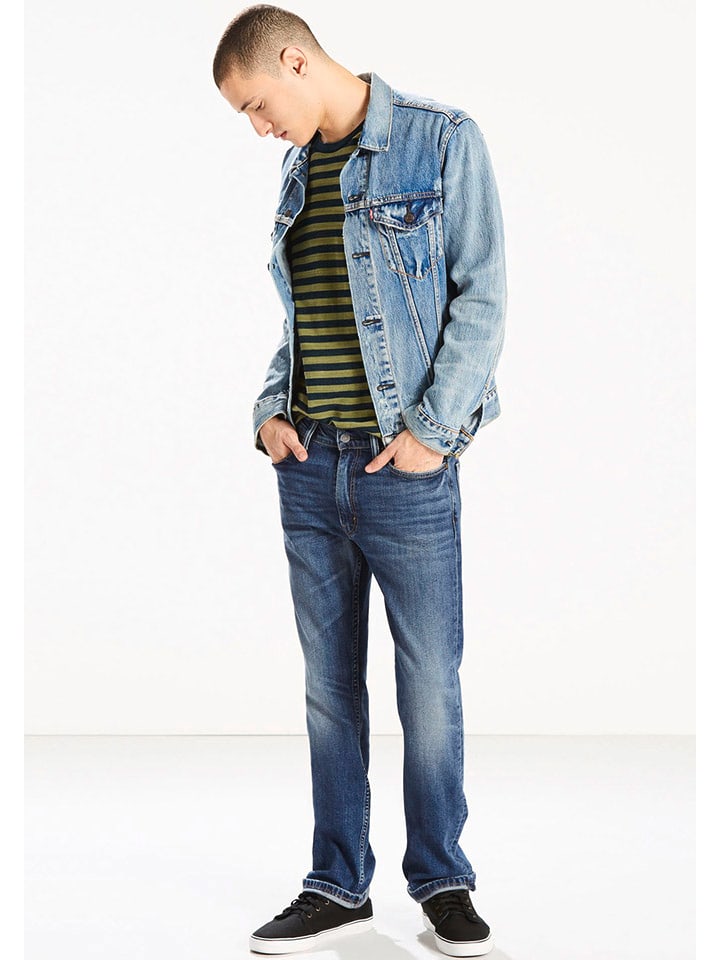 Levi´s Dżinsy "513" - Regular fit - w kolorze niebieskim rozmiar: W36/L32