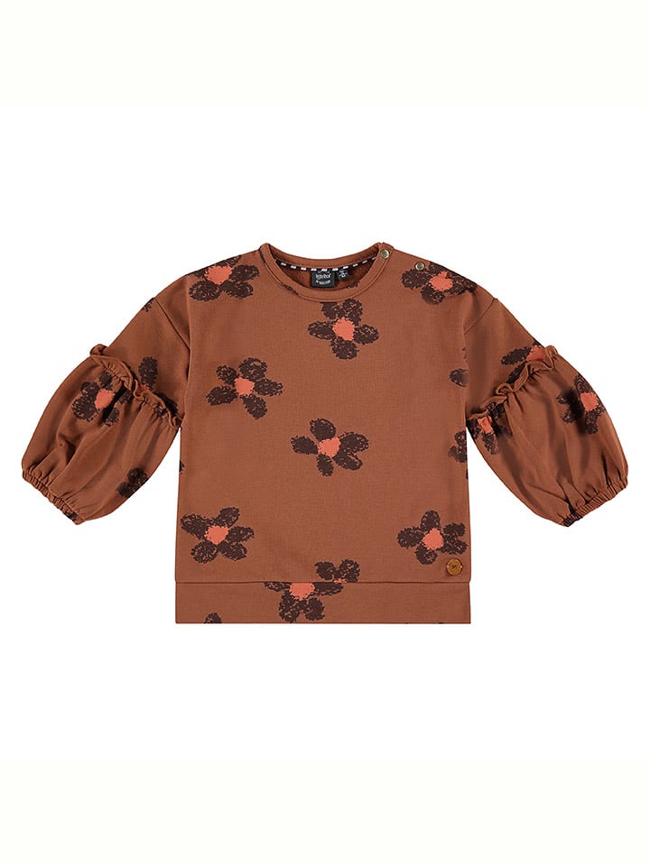 Babyface Bluza w kolorze brązowo-jasnobrązowym rozmiar: 128