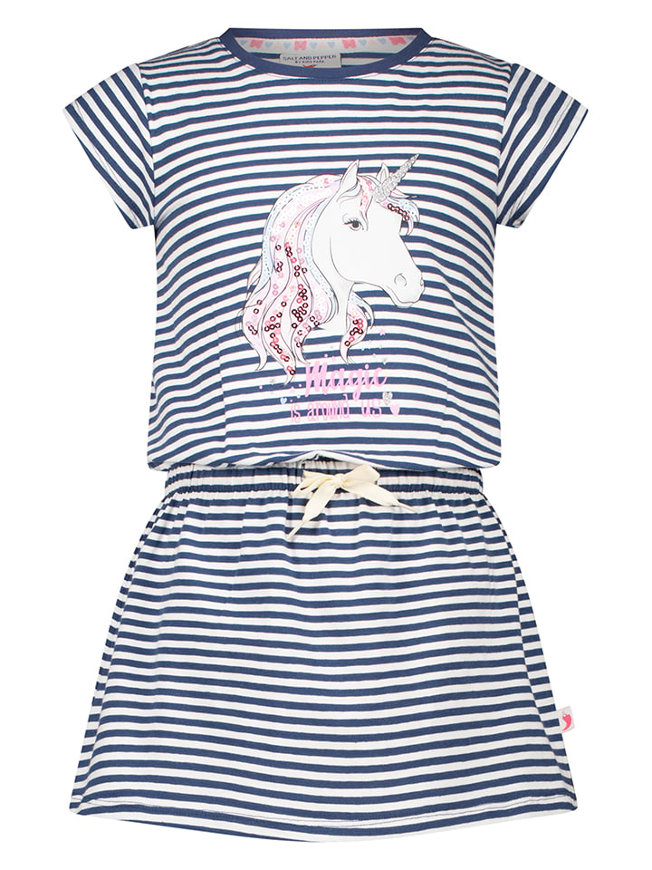 Salt and Pepper Sukienka w kolorze białym rozmiar: 128/134