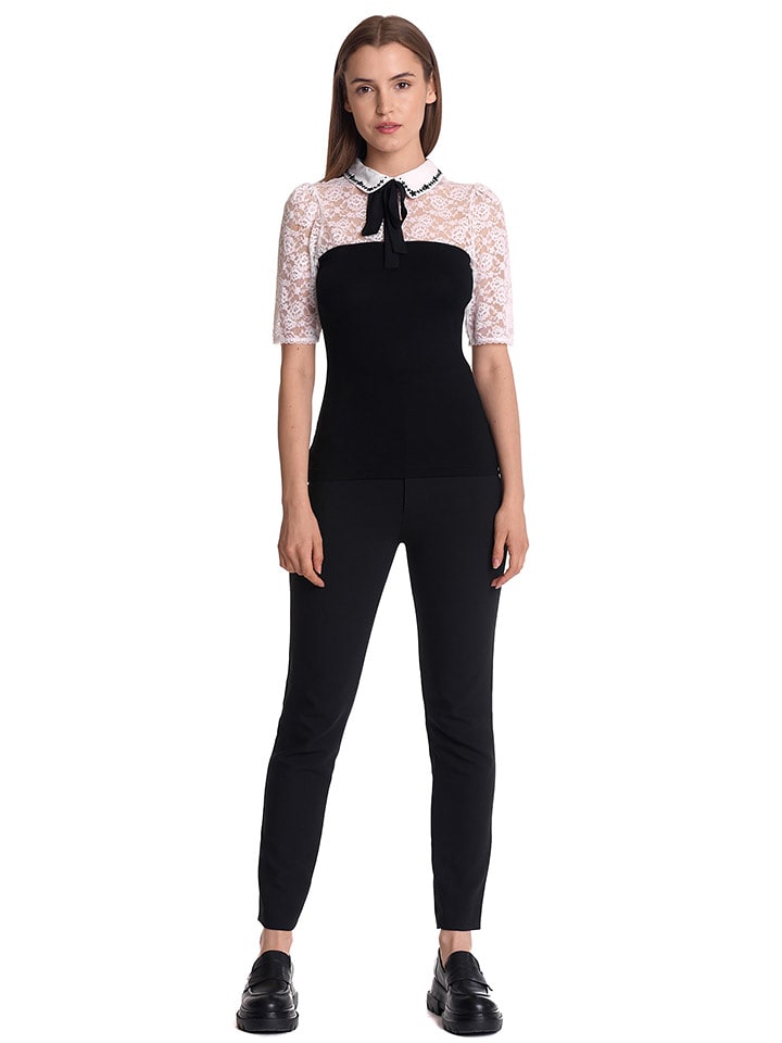 Vive Maria Bluzka "Melody" w kolorze czarno-kremowym rozmiar: XS