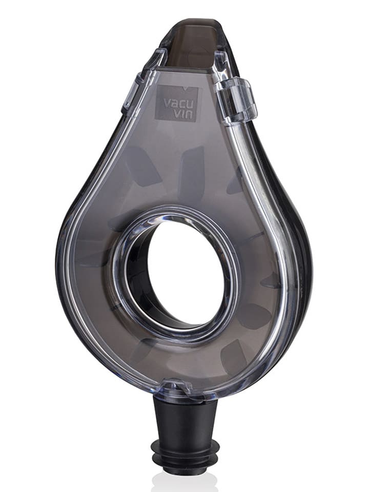 Vacu Vin Aerator w kolorze szarym do wina - dł. 15 cm rozmiar: onesize