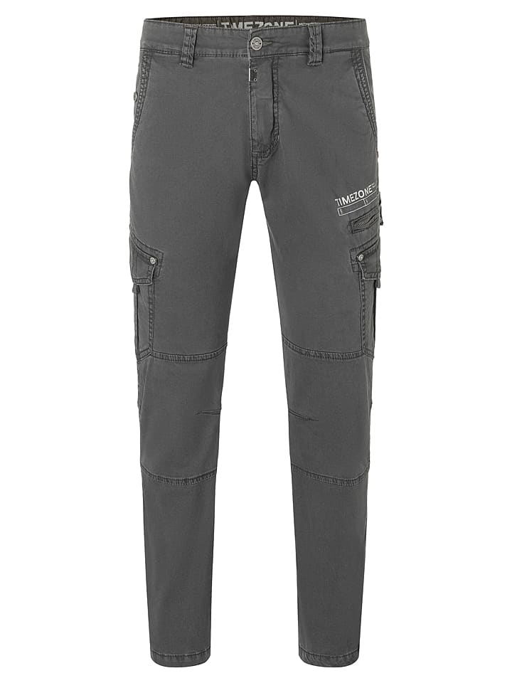 Bojówki "Hunter" - Regular fit - w kolorze antracytowym