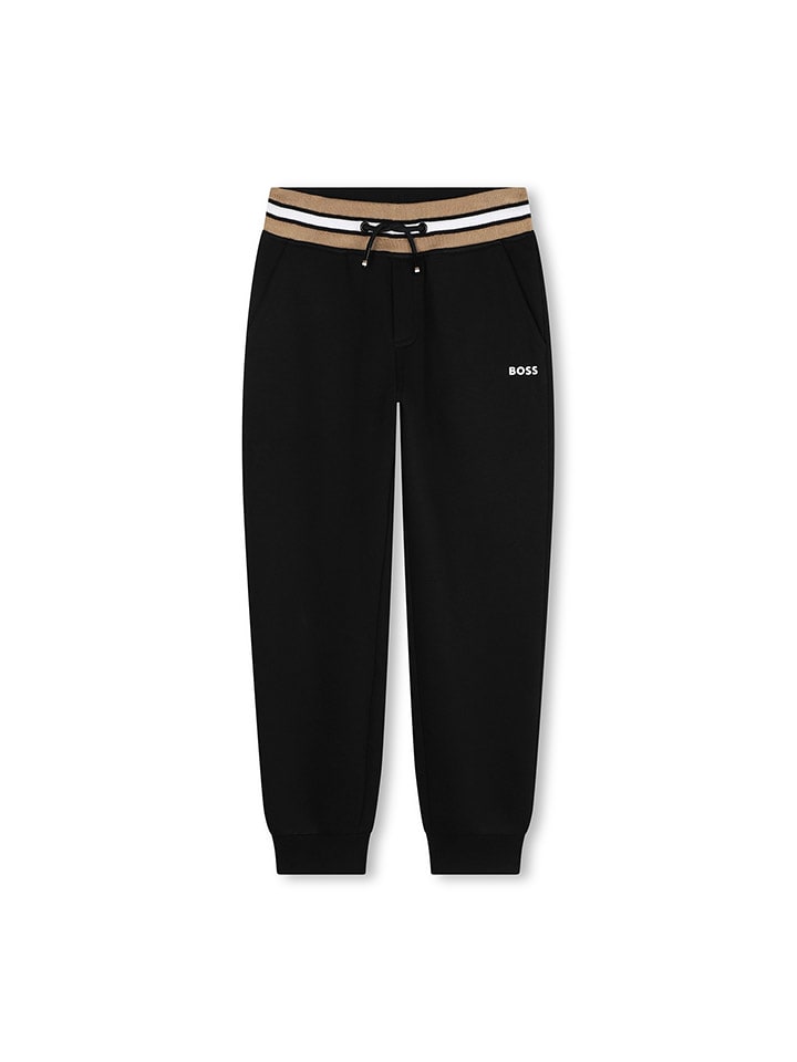 Hugo Boss Kids Spodnie dresowe w kolorze czarnym rozmiar: 164