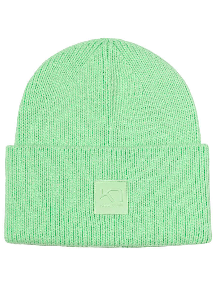 KARI TRAA Czapka "Kyte" w kolorze zielonym rozmiar: onesize