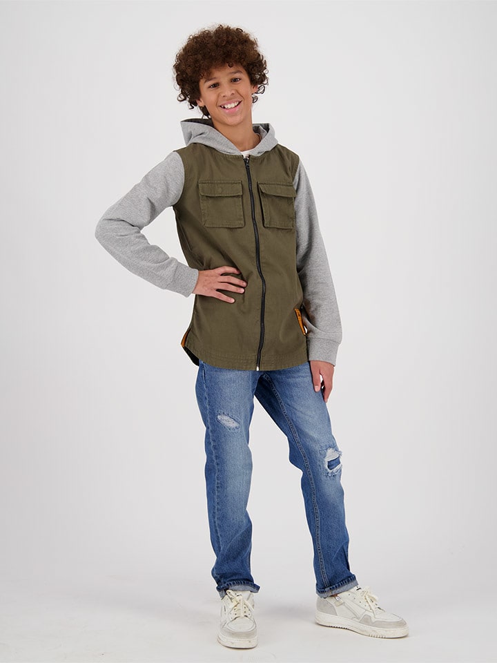 Vingino Kurtka przejściowa "Leco" w kolorze oliwkowo-szarym rozmiar: 116