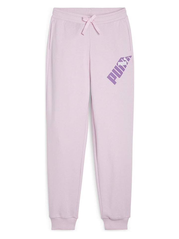 Puma Spodnie dresowe "Power" w kolorze jasnoróżowym rozmiar: 152