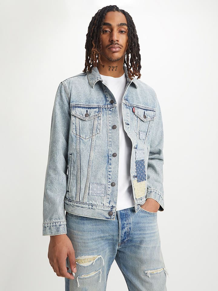 Levi´s Kurtka dżinsowa "The Trucker" w kolorze błękitnym rozmiar: XL