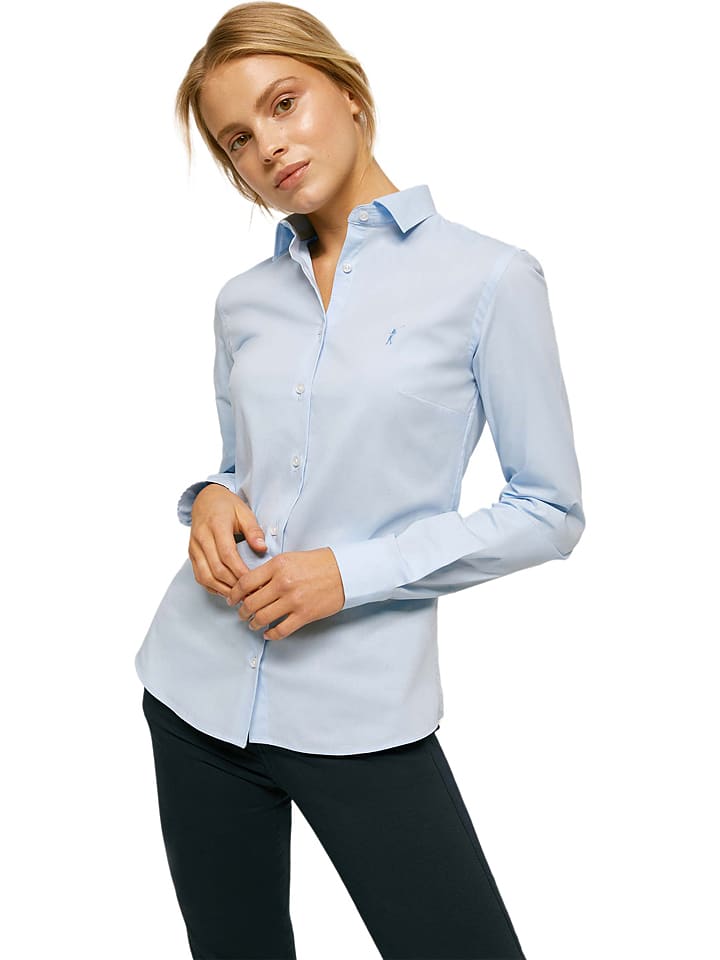 Koszula - Slim fit - w kolorze błękitnym