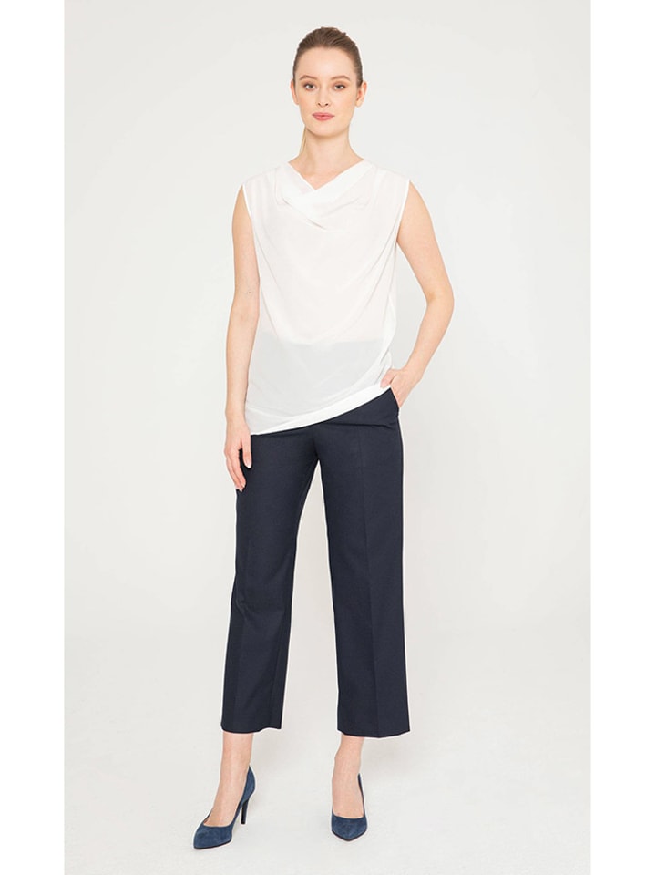 Deni Cler Spodnie w kolorze granatowym rozmiar: 38