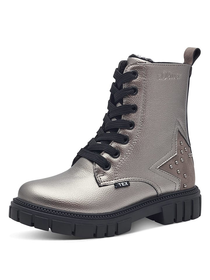 s.Oliver Botki w kolorze złotym rozmiar: 34