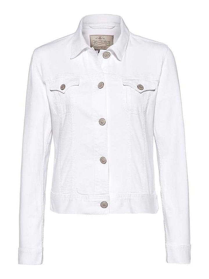 Herrlicher Kurtka dżinsowa w kolorze białym rozmiar: XS