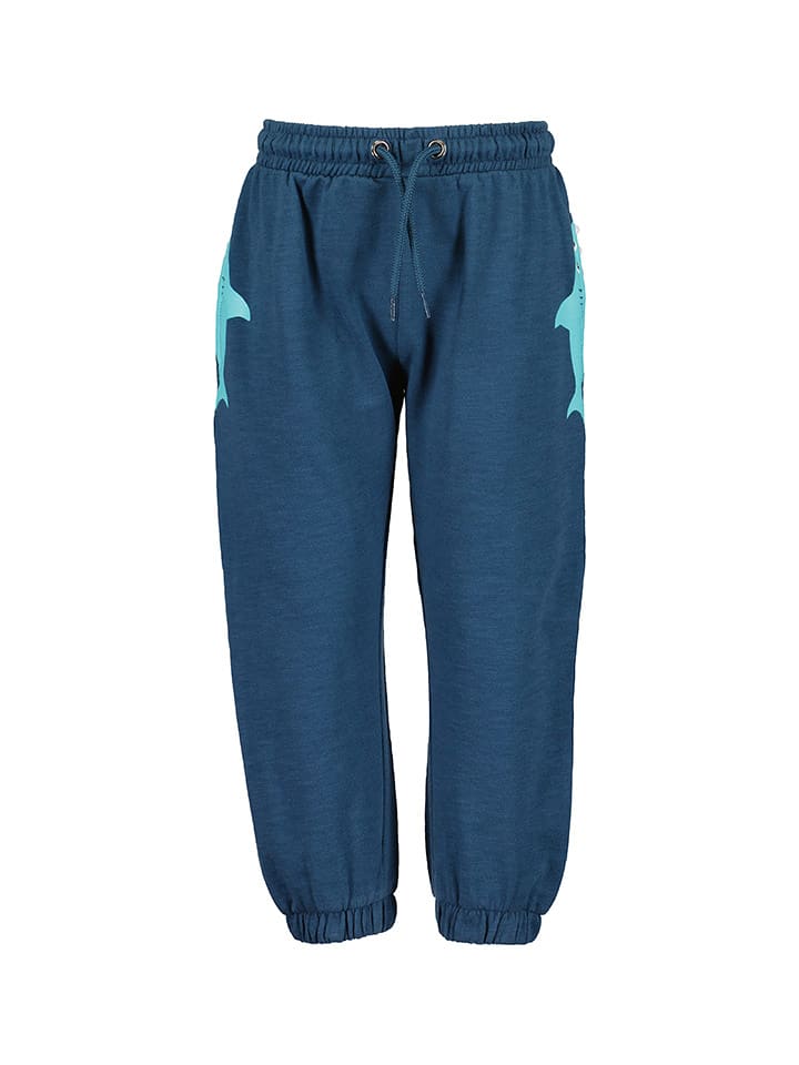 Blue Seven Spodnie dresowe w kolorze granatowym rozmiar: 92