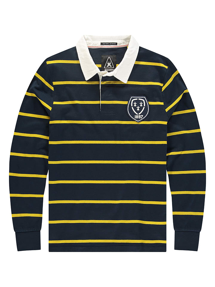 GAASTRA Koszulka polo "Eureka" w kolorze czarno-żółtym rozmiar: XXL