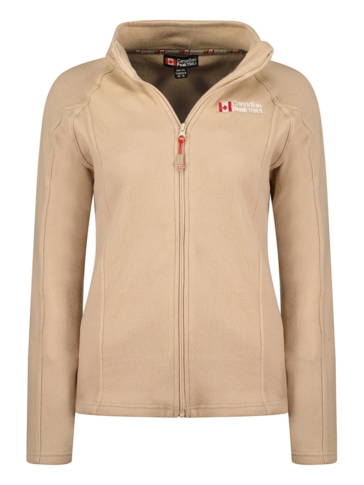 Canadian Peak Kurtka polarowa "Tugeak" w kolorze beżowym rozmiar: XL