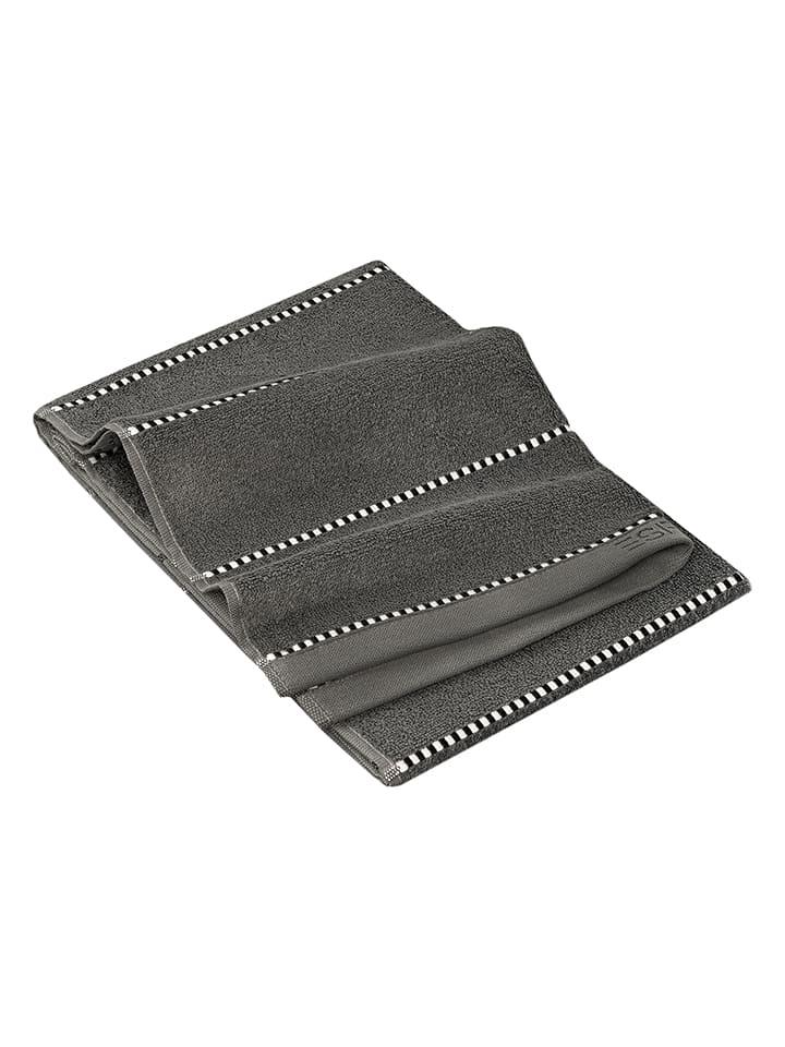 ESPRIT Ręcznik "Stripes" w kolorze szarym do rąk rozmiar: 50x100 cm