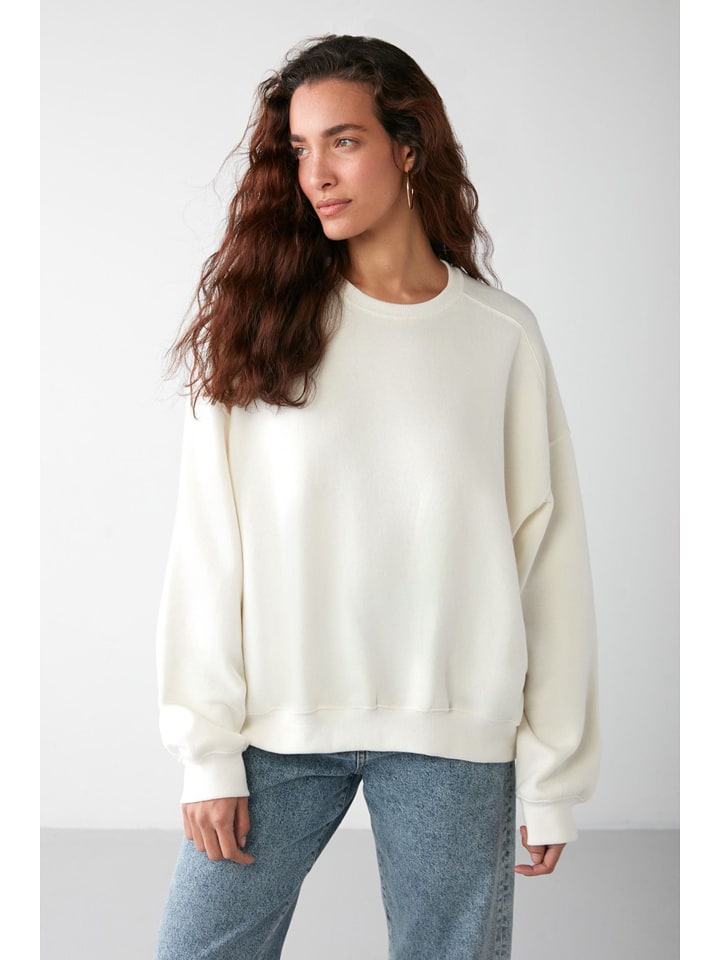 Happiness Istanbul Bluza w kolorze kremowym rozmiar: S